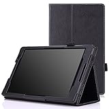 MoKo Lenovo Tab S8-50 Case - Slim Folding Cover Case for Lenovo Tab S8-50 8 inch Android 4.4 Tablet, BLACK