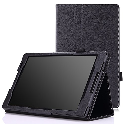 MoKo Lenovo Tab S8-50 Case - Slim Folding Cover Case for Lenovo Tab S8-50 8 inch Android 4.4 Tablet, BLACK