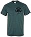 Patriot Apparel Wildland Wild Fire Thin Red Line Firefighter T-Shirt Hotshots Design (Large, Heather Grey)