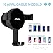 Engilen Wireless Car Charger Fast Charging Car Mount Gravity Air Vent Phone Holder Used for Samsung Galaxy S8 S7/ S7 Note 8 5 and Standard Charge for iPhone X 8/8 Plus all Qi Enabled Devices (Black)