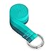 Gaiam Yoga Strap (6ft) Stretch Band with Adjustable Metal D-Ring Buckle Loop | Exercise & Fitness Stretching for Yoga, Pilates, Physical Therapy, Dance, Gym Workouts (Lush Teal)
