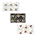 75th Birthday Party Favors - Miniatures Candy Bar Wrapper Stickers - Multi-Colored (54 Count)