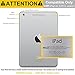 KHOMO iPad Air 2 Case (iPad 6) - DUAL Super Slim Black Cover with Rubberized back and Smart Feature (Built-in magnet for sleep / wake feature) For Apple iPad Air 2 Tablet