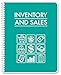 BookFactory Business Inventory & Sales/Inventory and Sales Ledger Book/Log Book/Notebook - 120 Pages, 8.5" x 11" (LOG-120-7CW(Inventory-Sales)-BX) primary