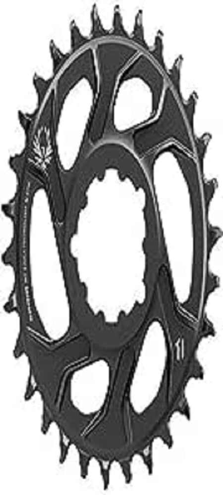 Sram Unisex's Eagle X-Sync 30T Direct Mount Off-Set Boost Aluminium 11-Speed Chin Ring-Black, 3 mm