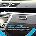 Magnetic Phone Car Mount, APPS2Car Phone Car Magnet, Universal Stick On Rectangle Flat Dashboard Magnetic Car Mount Holder for Cell Phones and Mini Tablets (Black)