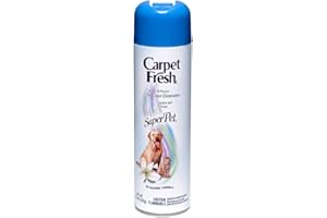 Carpet Fresh No-Vacuum Carpet Cleaner Aerosol, Super Pet, 10.5 Ounces