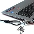 Amazon.com: RUBAN Notebook Lock and Security Cable (PC/Laptop) Two Keys ...