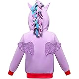 2-10 Years Girls Hoodies Coat Little Pony Rainbow Dash Hoodie