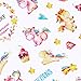 NICOLE DIARY 2 Sheets 3D Nail Stickers Unicorn Colorful Rainbow Star Heart Designed Manicure Nail Art Adhesive Transfer Sticker