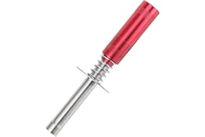 POENVFPO Glow Plug Igniter, Aluminum Alloy RC Accessory with AA Battery Power Supply, for 80103 and Other RC Oil Trucks (Red)