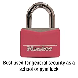 Master Lock Covered Aluminum Lock, Locker Lock with