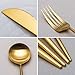 Morgiana Matte Gold 4-Piece 18/10 Stainless Steel Flatware Cutlery Set