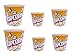 Juvale Popcorn Buckets/Popcorn Tub Containers - 6 Pack - Small, Medium, Large Sizes