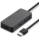 UGREEN USB 3.0 Hub Card Reader, 3 Port USB 3.0 Hub with SD TF Card Reader for Windows XP/Vista/7/8/10, Mac OS, Linux and other PCs and tablets.