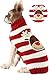 BOBIBI Pet Cartoon Reindeer Christmas Dog Sweater Pet Winter Knitwear Warm Clothes