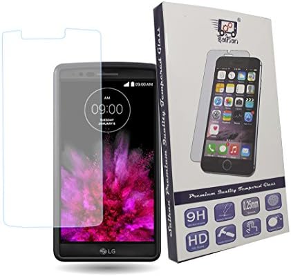For LG G Flex 2 - 1 Pc Saihan™ Premium Quality Tempered Glass LG G Flex 2 Screen Protector Guard with Ultra High Definition Invisible, Oleophobic Coating Anti-Bubble Crystal Shield [Free Portable Mobile Stand included in the Box]