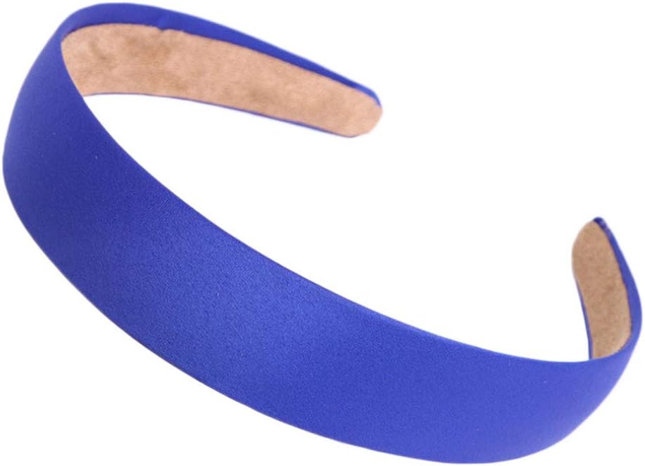 KIICN Simple Lady Girls Wide Plastic Headband Hair Band Accessory Satin Headwear Decor