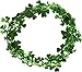 Shamrocks Foil Wire Green Garland - 12' (1 Pc.) Irish Decoration for a Festive St. Patrick's Day Celebration