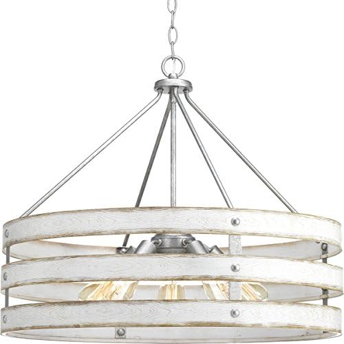Gulliver Collection 5-Light Coastal Pendant Light Galvanized