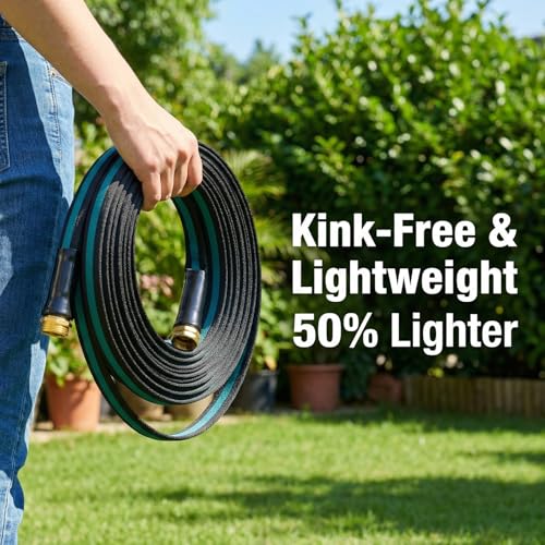 50FT Lightweight Garden Hose – Kink-Resistant, Flexible, High-Pressure Hose for Outdoor Watering, photo 10