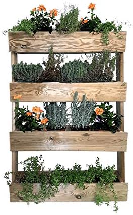 HUERTO URBANO VERTICAL PARED 4 BALDAS 70CM: Amazon.es: Jardín