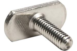 YakAttack MightyBolt Stainless Steel T-Bolts – 6 Pack | 1” Long x ½” Wide | Compatible with MightyMount, GearTrac & Most Track Systems for Kayak Accessories | ¼-20 Thread | Made in USA