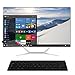 UHURU Wireless Keyboard, 2.4GHz Rechargeable Keyboard for Smart TV, Noteook, Laptop, Surface Pro, Windows 10/8/7/Vista/XP(black-78 keys)