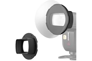 NEEWER Square Flash Magnetic Adapter Ring, Silicone Magnetic Mount Holder Light Diffuser Attachment Compatible with Godox V85