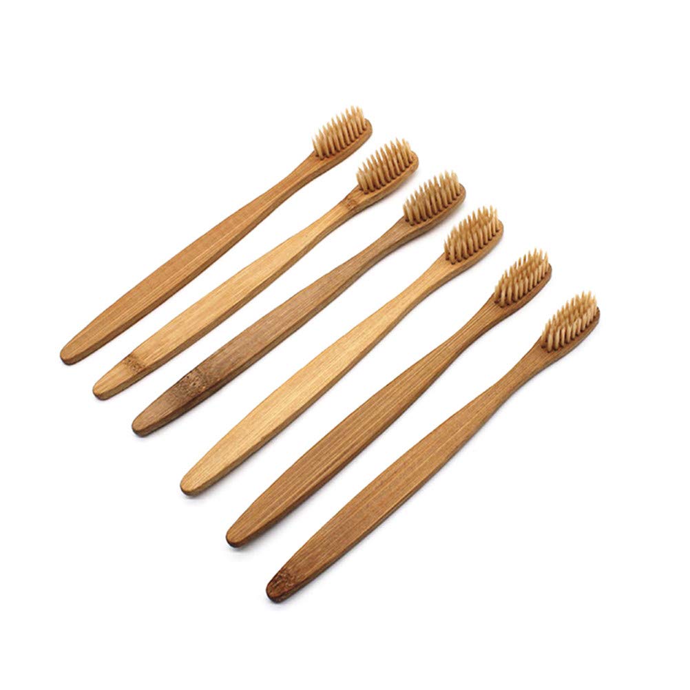 Bamboo biodegradable Toothbrush family pack