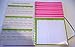 Home Finance & Bill Organizer with Pockets (Pastel Stripes)