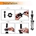 WAM Direct Mini Adjustable Tripod Stand Holder Hairdressing Training Head Mold Mannequin Salon Hair Clamp with a beautiful box