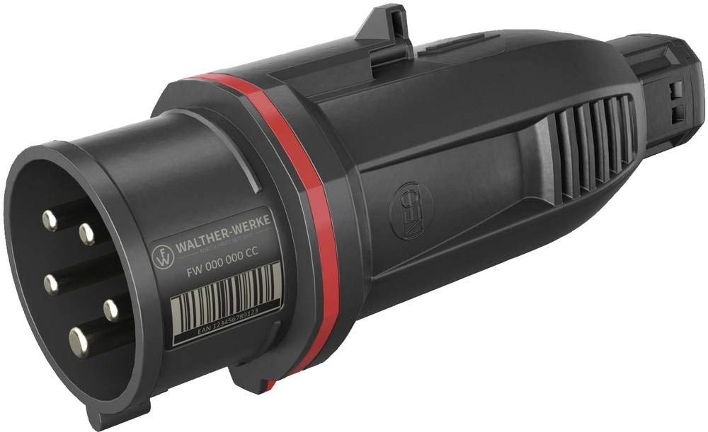 Walther Werke FW210506CC FW210506CC CEE Plug 16 A 5-Pin 400 V Pack of 1