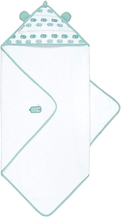 Emma Noah Cape De Bain Pour Bebe Avec Oreilles Extra Douce Tissu Eponge 100 Coton 80x80 Cm Pour Filles Et Garcons Serviette De Bain Bebe Avec Capuche Peignoir Sortie De Bain