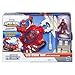 Playskool Heroes Spiderman Figure Spider Deluxe Vehicle Stinger Tank, 5