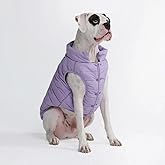 Spark Paws Dog Winter Jacket, Water-Resistant Coat, Warm Reflective Windproof Fleece-Interior, for Medium and Large Dogs - Lilac - 3XL