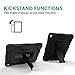 iPad Pro 10.5 Case, Digital Hutty 3 in 1 Shockproof Heavy Duty Full-body Protective Cover with Kickstand for Apple iPad Pro 10.5 2017 Release Black