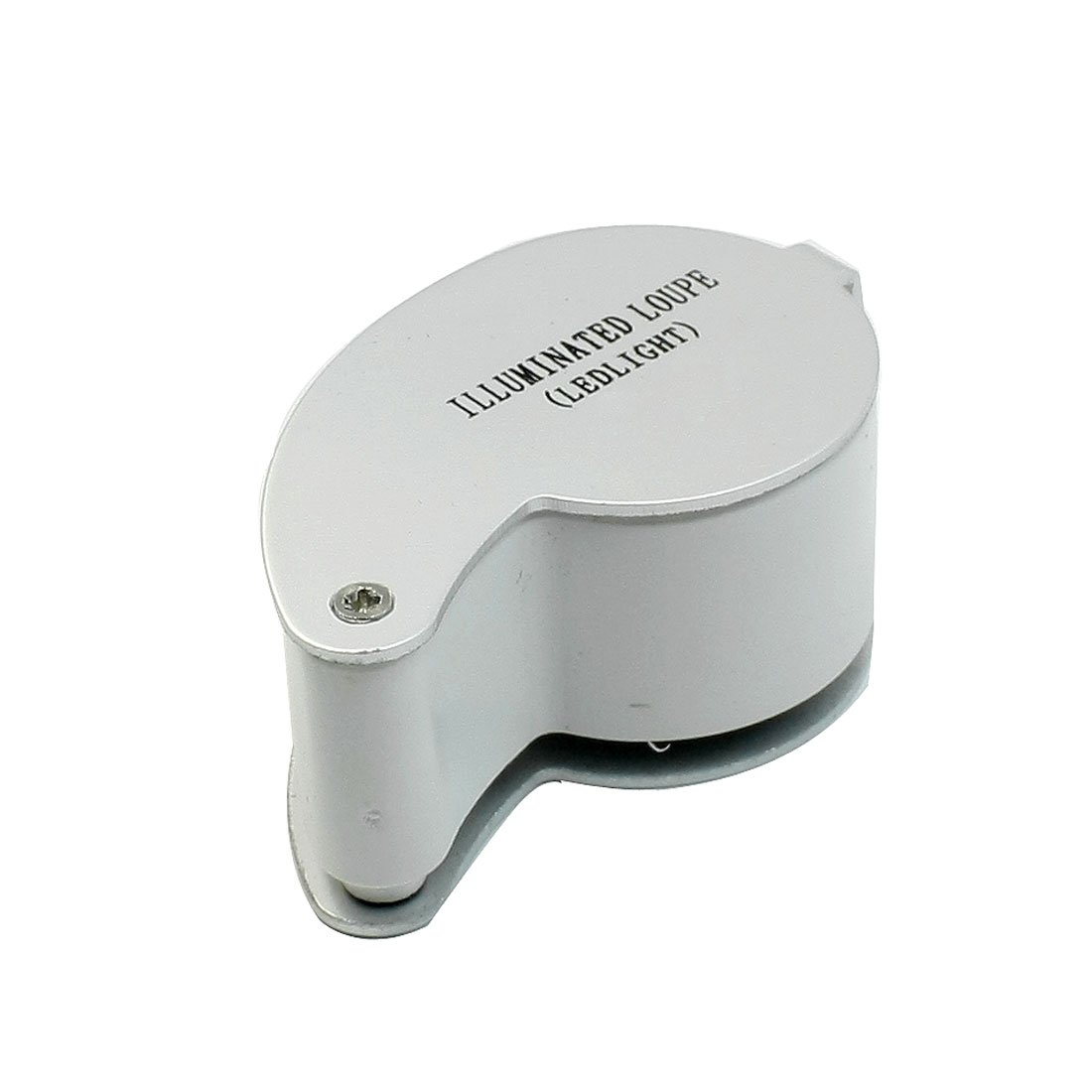 sourcingmap LED Light 40X 25mm Folding Jewelry Loupe Magnifying Glass Magnifier