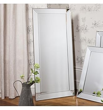 Barcelona Trading Baskin Large Venetian Bevelled Glass Long Wall