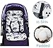 Universal Baby Stroller Seat Liner Infant Car Seat Cushion, 100% Cotton Padded Cushion (White)