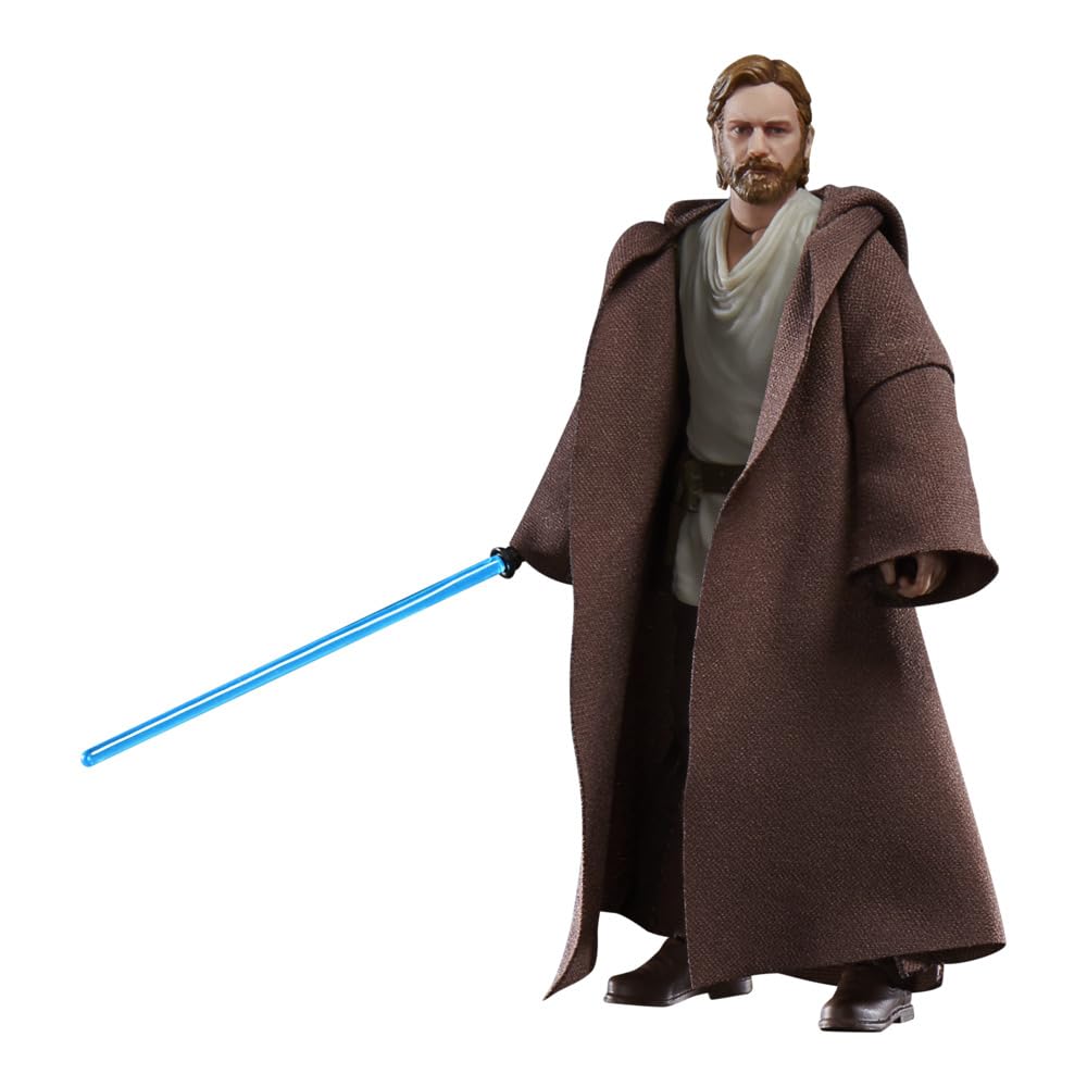Star Wars Hasbro The Black Series Obi-Wan Kenobi (Wandering Jedi) Toy 6-Inch-Scale Obi-Wan Kenobi Figure Ages 4 & Up, Multicolor (F4358)