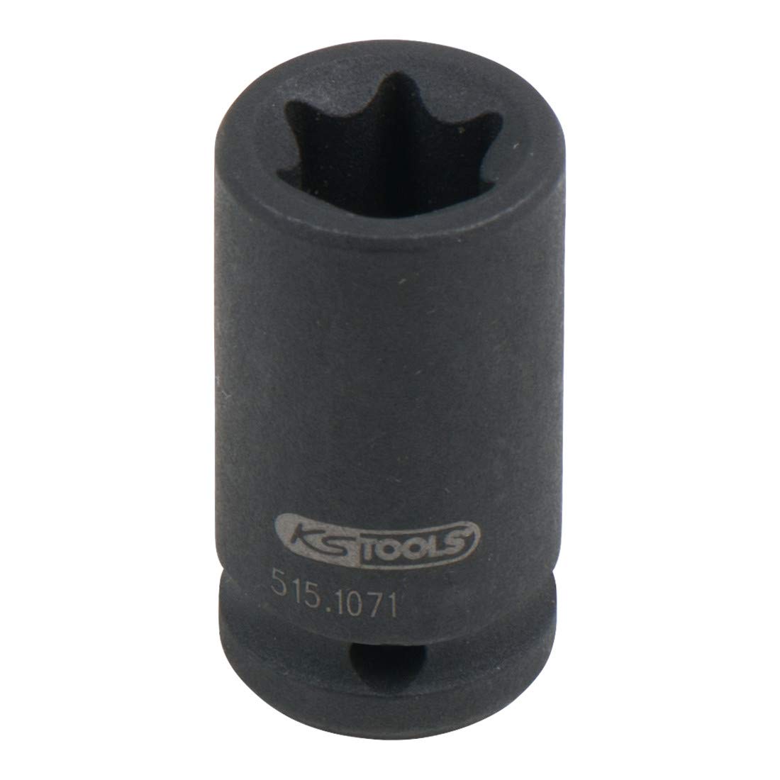 'KS Tools Plastic 515.1071 1/4 TX E Impact Socket, Short, E11