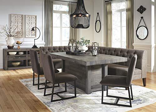 Signature Design By Ashley - Tripton Corner Upholstered Bench - Casual Style - Medium Brown - Thumbnail 5