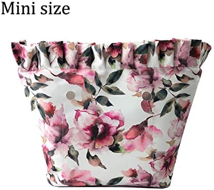 Hulione Floral Border Lining Zipper Waterproof Pocket Inner Insert Interior O Bag Eva Handbag Accessories
