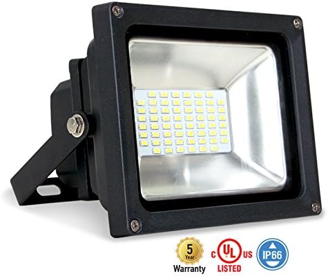 8-PACK ASD LED Floodlight 30W SMD Outdoor Landscape Security Waterproof UL Listed 4000K (Bright White) WITH A 8" CORD
