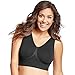 Just My Size Comfort Seamless Wirefree Bra Moisture Control_Blk_XXXXX-L