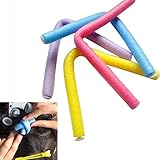 Malloom 10PCS Curler Makers Foam Bendy Twist Curls Beauty DIY Styling Hair Rollers