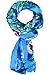 Luxurious 100% Charmeuse Silk World Famous Oil Painting Collection Long Scarf Shawl with Hand Rolled Edge, Monet's