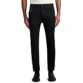 Karl Lagerfeld Men's Leather Pocket Exposed Zipper Pant
