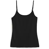 Tahrr &amp; Me Womens Cotton Camisole Tank Top Cami Shirt Layering Camisole for Women Sleeveless Summer Tank Tops